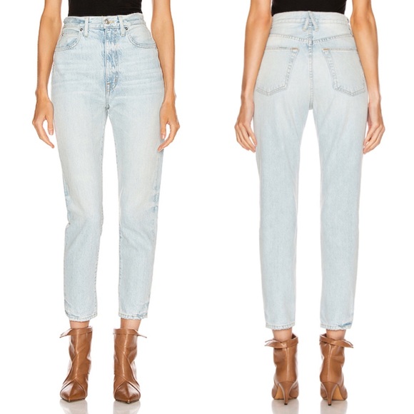 SLVRLAKE Denim - SLVRLAKE Beatnik Ankle High Rise Slim Jeans 29